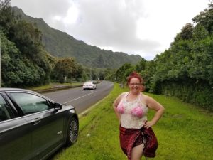 Nikki, travel escort from Las Vegas, visiting Oahu Hawaii
